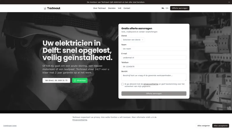 Website van Technaut