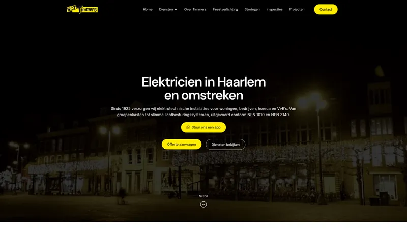Website van Timmers