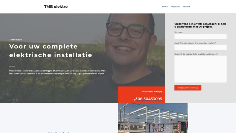 Website van TMB elektro