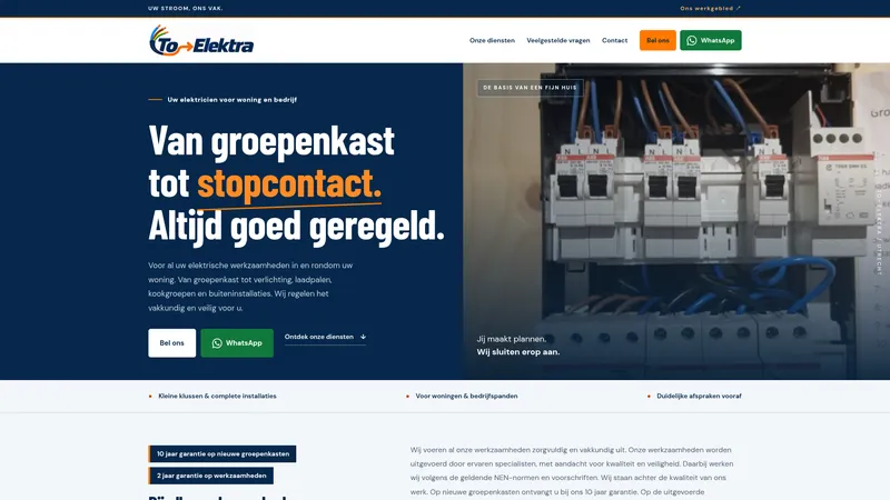 Website van To-Elektra