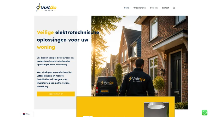 Website van VoltGo Elektro